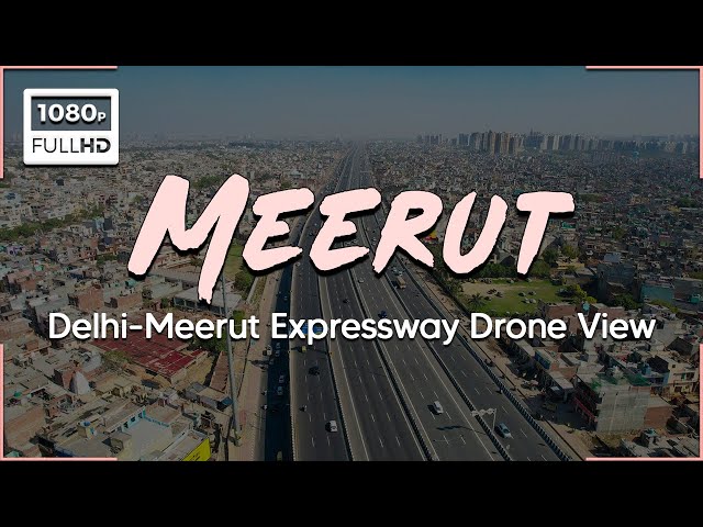 NS Ventures| Meerut Drone Route Video| Abu Lane Drone Shots| Delhi-Meerut Expressway Drone View| IVP