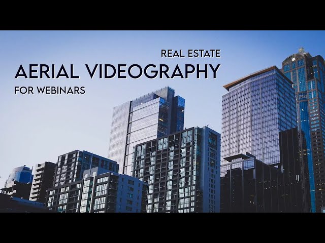 Real Estate Webinar Videos || Live Webinar Drone Video Shoot || Aerial Videography for Webinars