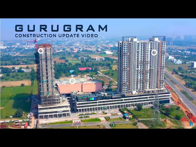 NS Ventures| Construction Update Videos| M3M India| M3M Cornerwalk|Aerial View|Drone Shots| Gurugram