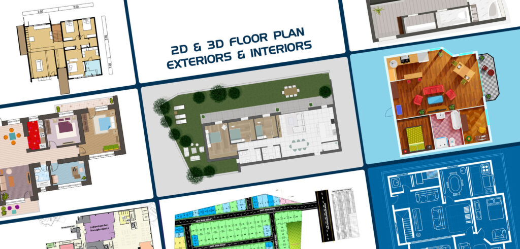 2D & 3D Floorplans