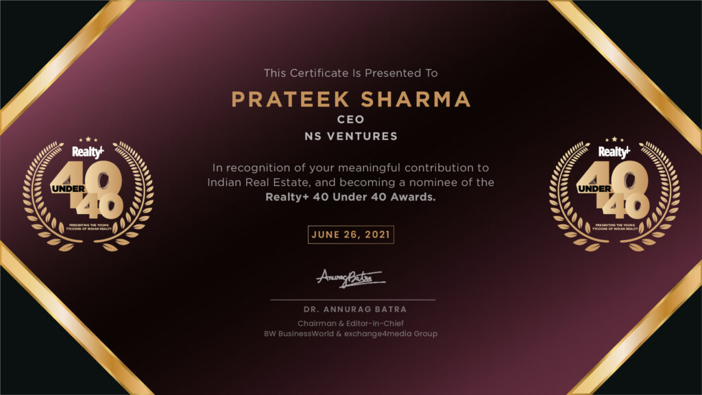 Prateek Sharma, CEO, NS Ventures