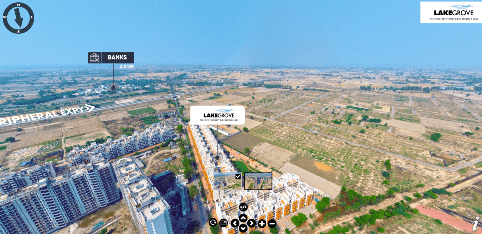 TDI Lake Grove Aerial Virtual Tour in Sonipat