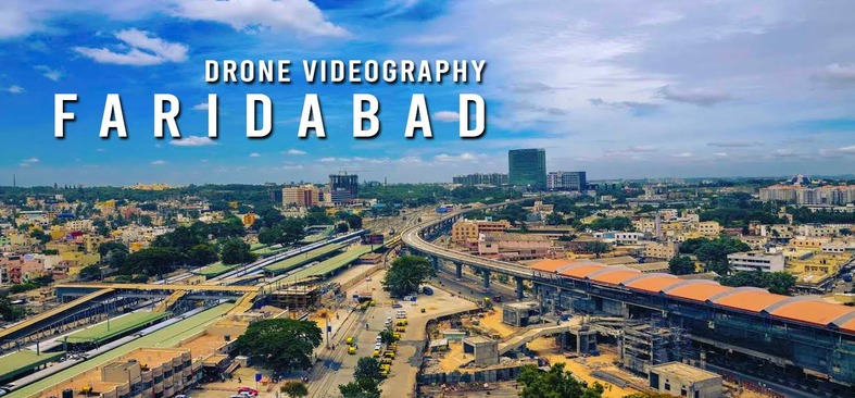 Faridabad Aerial Drone Route Videos