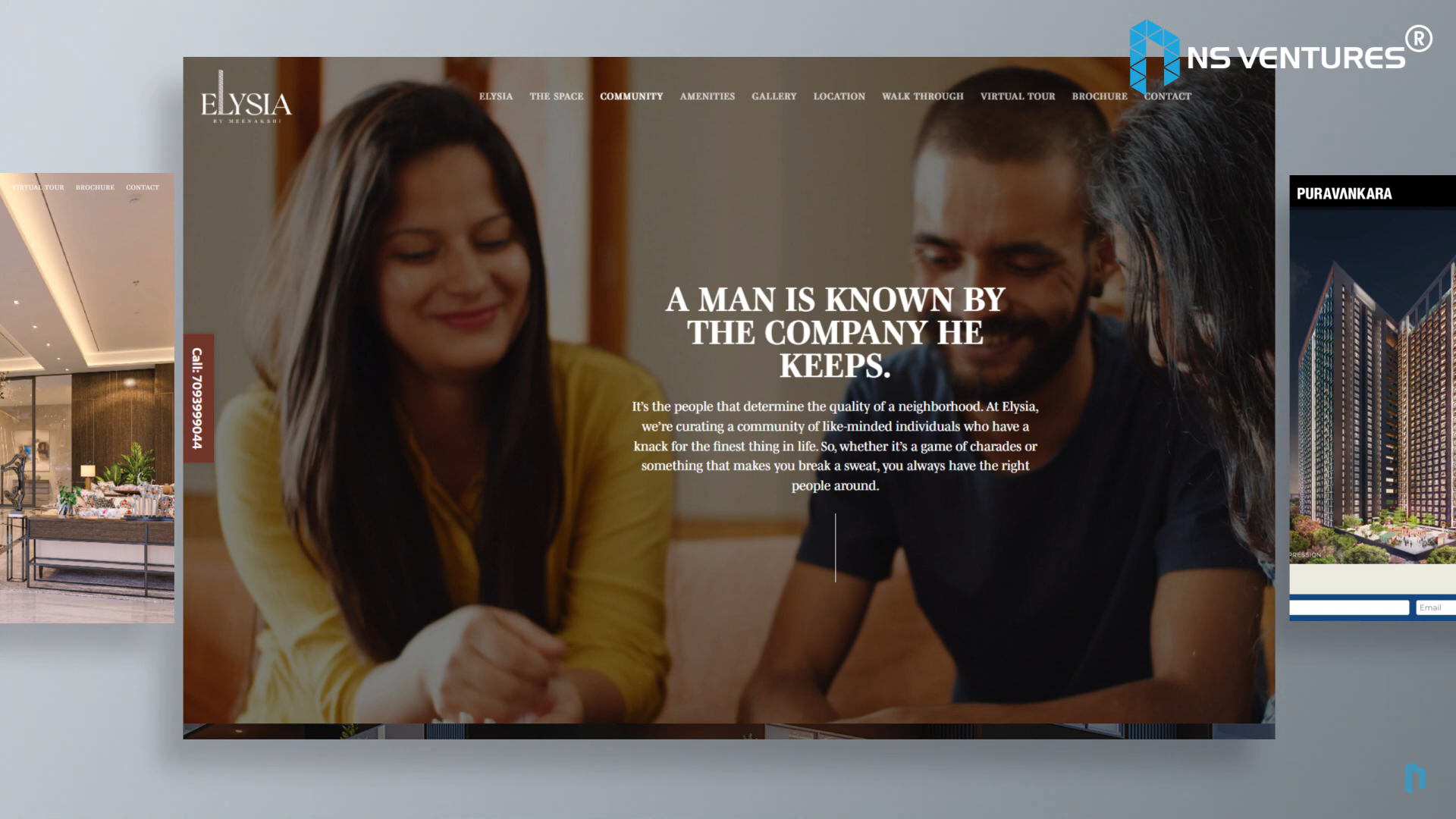 website and landiing page nsventures