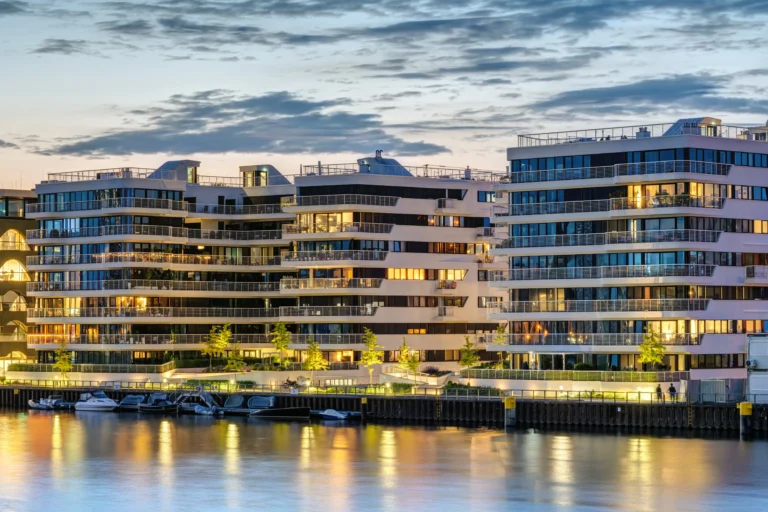 modern apartment building