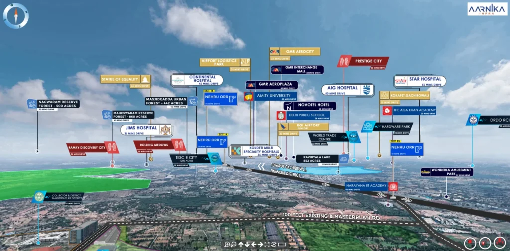 Hyderabad Drone view & Aerial